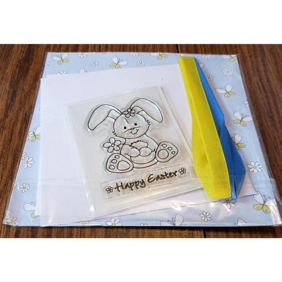 Quick Cards Easter Bunny Spring Crafting Stamp Pack - Picture 2 of 4